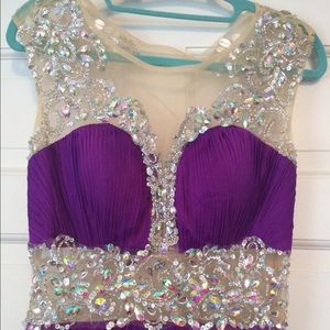 Purple Princess Prom Dress